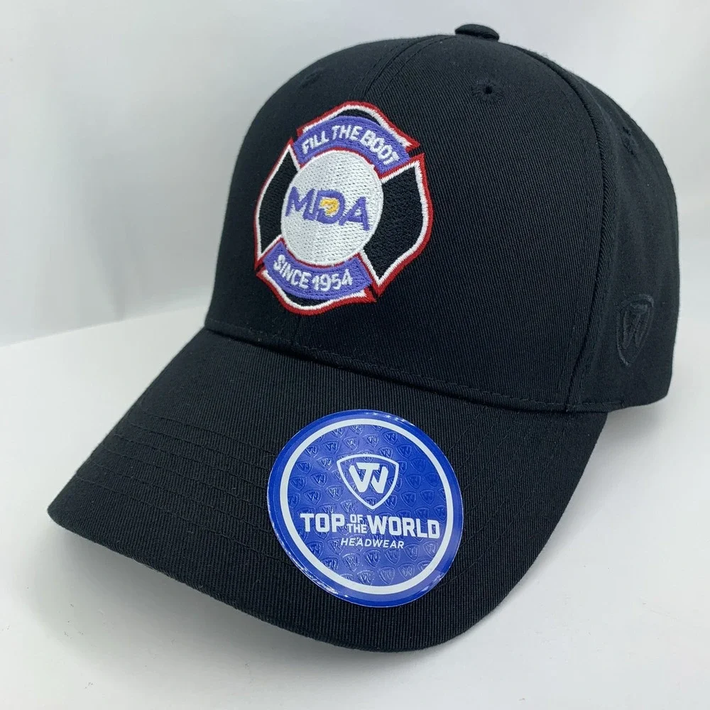 MDA Fill The Boot Hat Oklahoma 2017 Black Adjustable OSFM Baseball Cap TOW